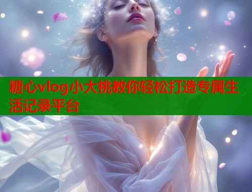 糖心vlog小大桃教你轻松打造专属生活记录平台  第1张