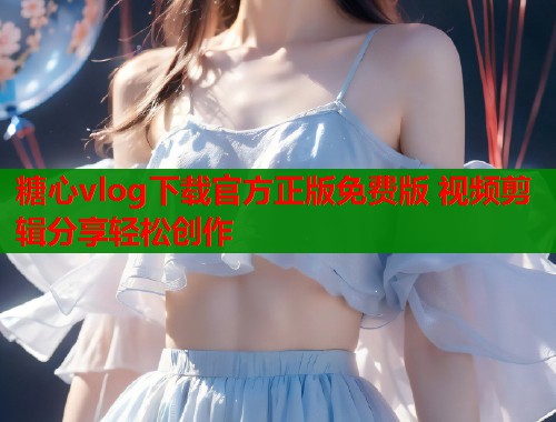 糖心vlog下载官方正版免费版 视频剪辑分享轻松创作