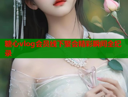 糖心vlog会员线下聚会精彩瞬间全纪录