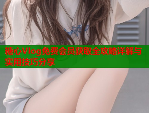 糖心Vlog免费会员获取全攻略详解与实用技巧分享