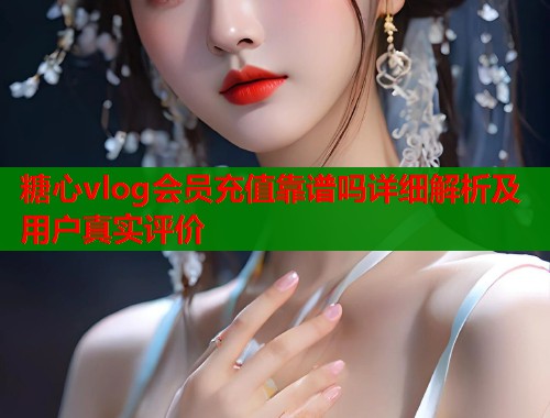 糖心vlog会员充值靠谱吗详细解析及用户真实评价