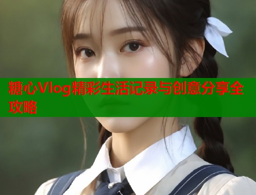 糖心Vlog精彩生活记录与创意分享全攻略