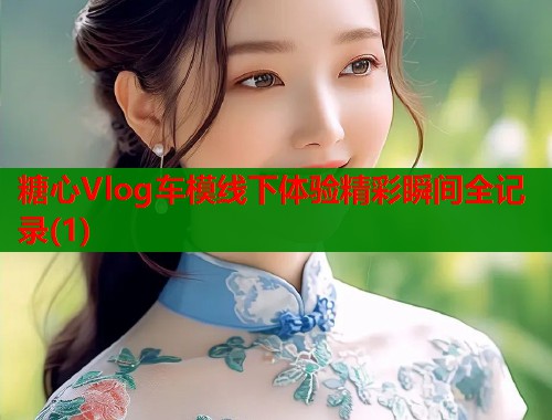 糖心Vlog车模线下体验精彩瞬间全记录(1)