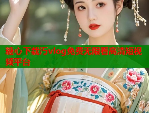 糖心下载汅vlog免费无限看高清短视频平台