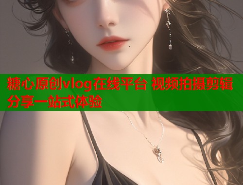 糖心原创vlog在线平台 视频拍摄剪辑分享一站式体验